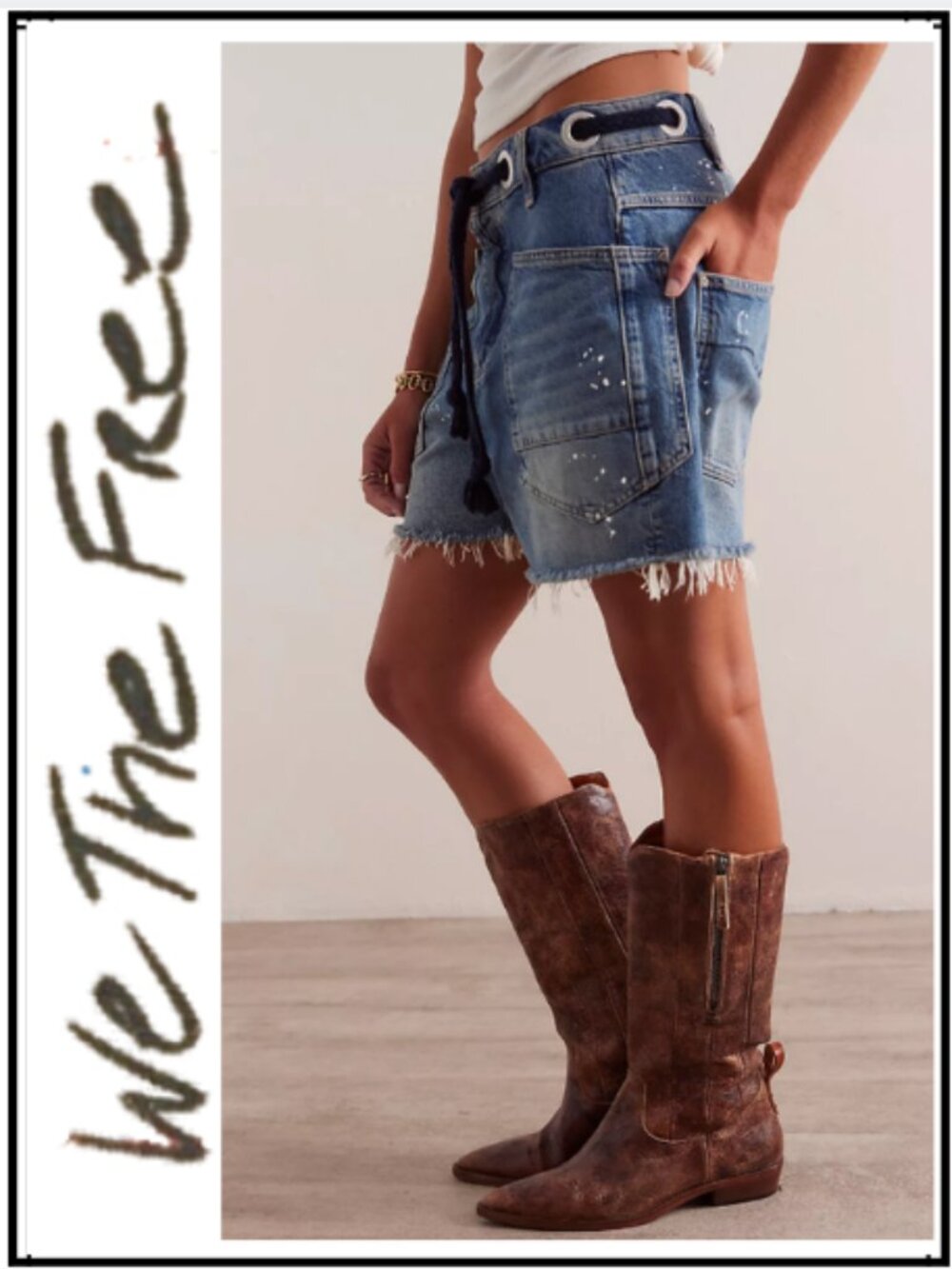 We The Free denim shorts